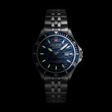 Swiss Military Hanowa Men's Analog Watch Blue Dial with Silver Stainless Steel Bracelet, SMWGH0006701