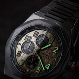 Swiss Military Hanowa Men's Chronograph Watch Grey Dial with Black Stainless Steel Bracelet, SMWGI2102032