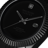 Swiss Military Hanowa Men's Automatic Watch Black Dial with Black Stainless Steel Bracelet, SMWGL0005530
