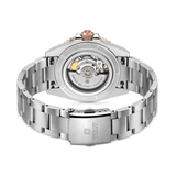 Swiss Military Hanowa Men's Automatic Watch Brown Dial with Two-Tone Stainless Steel Bracelet, SMWGL0006360