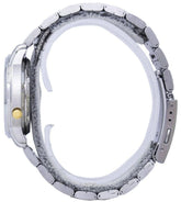 Seiko Men's Mechanical Watch Analog, Grey Dial with Silver Stainless Steel Band, SNKK67K