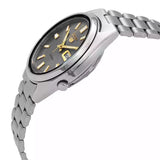 Seiko Men's Mechanical Watch, Automatic 21 Jewels Grey Dial Silver Stainless Band, SNXS75K