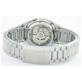 Seiko Men's Mechanical Watch Analog, Grey Dial Silver Stainless Band, SNXS79J