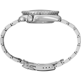 Seiko 5 Men's Automatic Watch Analog Black Dial with Black Stainless Steel Band, SRPK99K