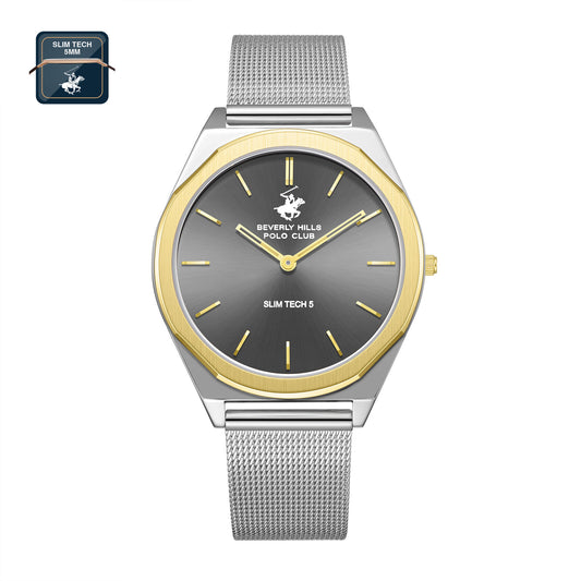 Beverly Hills Polo Club, Men's, Analog Watch, Silver Dial, BH-BP3710X.260