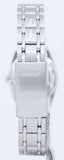Seiko Women's Mechanical Watch Analog, White Dial Silver Stainless Band, SYMB93J