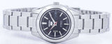 Seiko Women's Mechanical Watch Analog, Black Dial Silver Stainless Band, SYMK17J