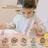 Milk It Baby Water Proof Sleeved Bib, Safari Beige, MI-SBSB004