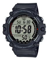 Casio Men's watch Digital, Black Dial Black Resin Strap, AE-1500WH-1AVDF