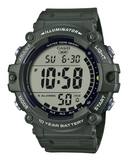 Casio Men's watch Digital, Black Dial Black Resin Strap, AE-1500WHX-3AVD