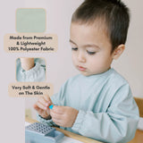 Milk It Baby Water Proof Sleeved Bib, Seafoam Green, MI-SBSG005