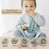 Milk It Baby Water Proof Sleeved Bib, Seafoam Green, MI-SBSG005