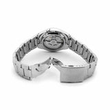 Seiko Men's Mechanical Watch Analog, Grey Dial with Silver Stainless Band, SNK621K