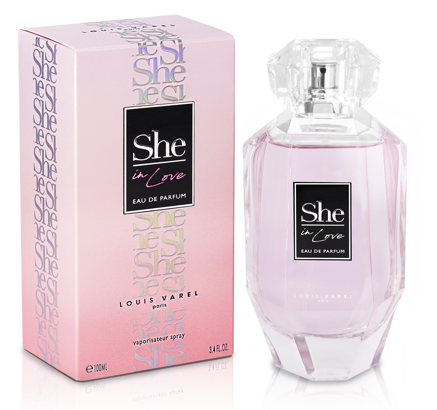 Louis Varel She In Love for Women 100ml, ZSHELOV.50 perfume 100ml for men, floral fragrance, sku LO-ZSHELOV.50