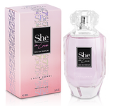 Louis Varel She In Love for Women 100ml, ZSHELOV.50 perfume 100ml for men, floral fragrance, sku LO-ZSHELOV.50