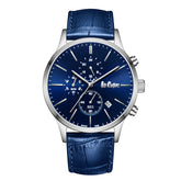 Lee Cooper, Men's, Analog Watch, Blue Dial, with Leather Band, LE-LC08154.399