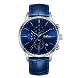 Lee Cooper, Men's, Analog Watch, Blue Dial, with Leather Band, LE-LC08154.399