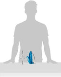Black+Decker, 1085W Dual Voltage Travel Steam Iron, Blue, TI250