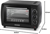 Black+Decker Toaster Oven 1500W With Double Glass Door, TRO35RDG