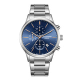 Lee Cooper, Men's, Analog Watch, Blue Dial, with Stainless Steel Band, LE-LC08042.390