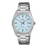 Casio UTP-1302PD-2A2VDF Unisex Analog Watch Blue Dial with Silver Stainless Steel Band