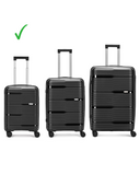 Carlton black luggage