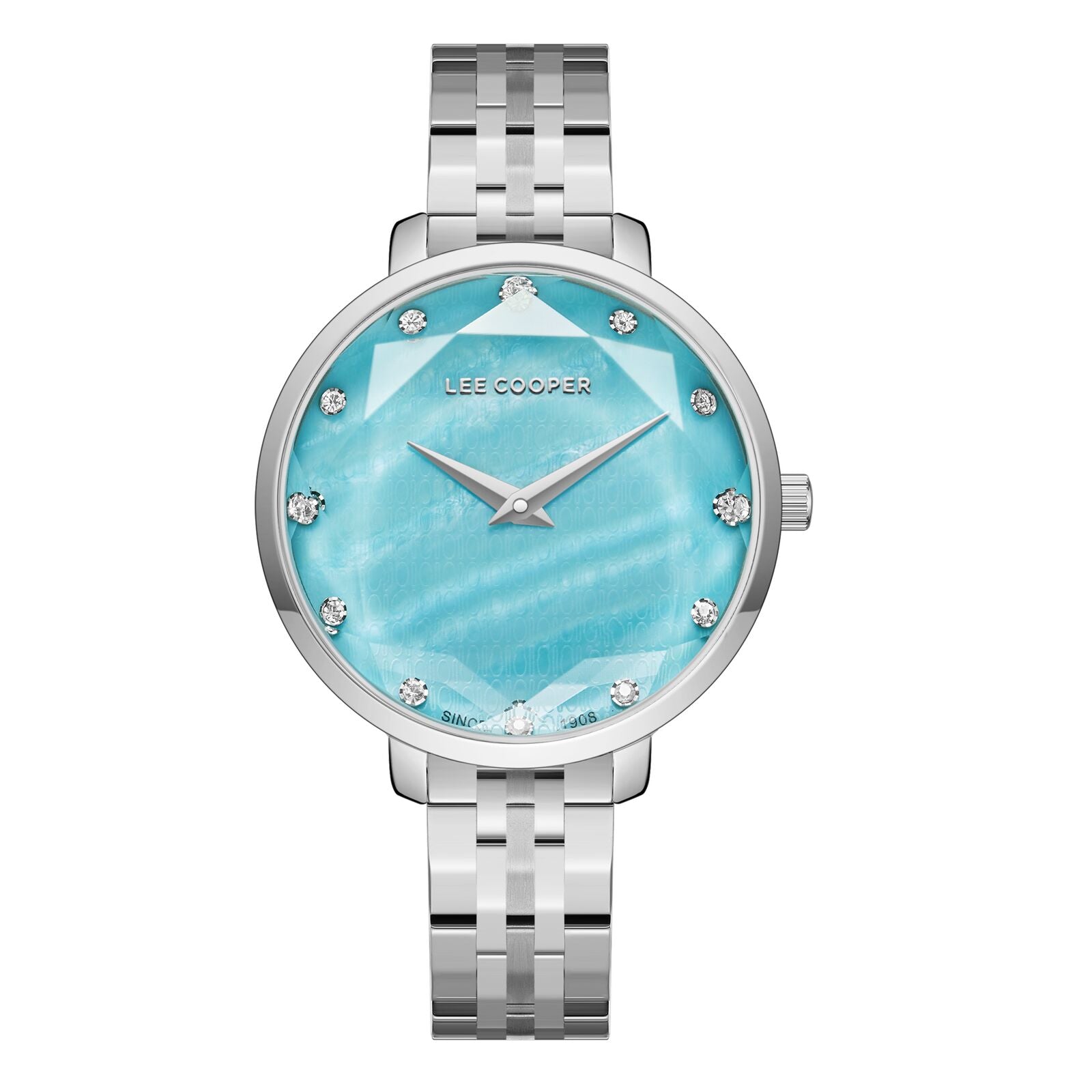 Lee Cooper, Men's, Analog Watch, Silver Dial, with Stainless Steel Band, LE-LC08077.390