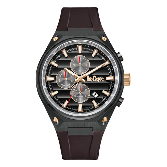 Lee Cooper, Men's, Analog Watch, Black Dial, LE-LC08063.061