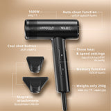 Wahl Vanquish Compact Corded Hair Dryer Black, 4322-0370 Wahl grooming product