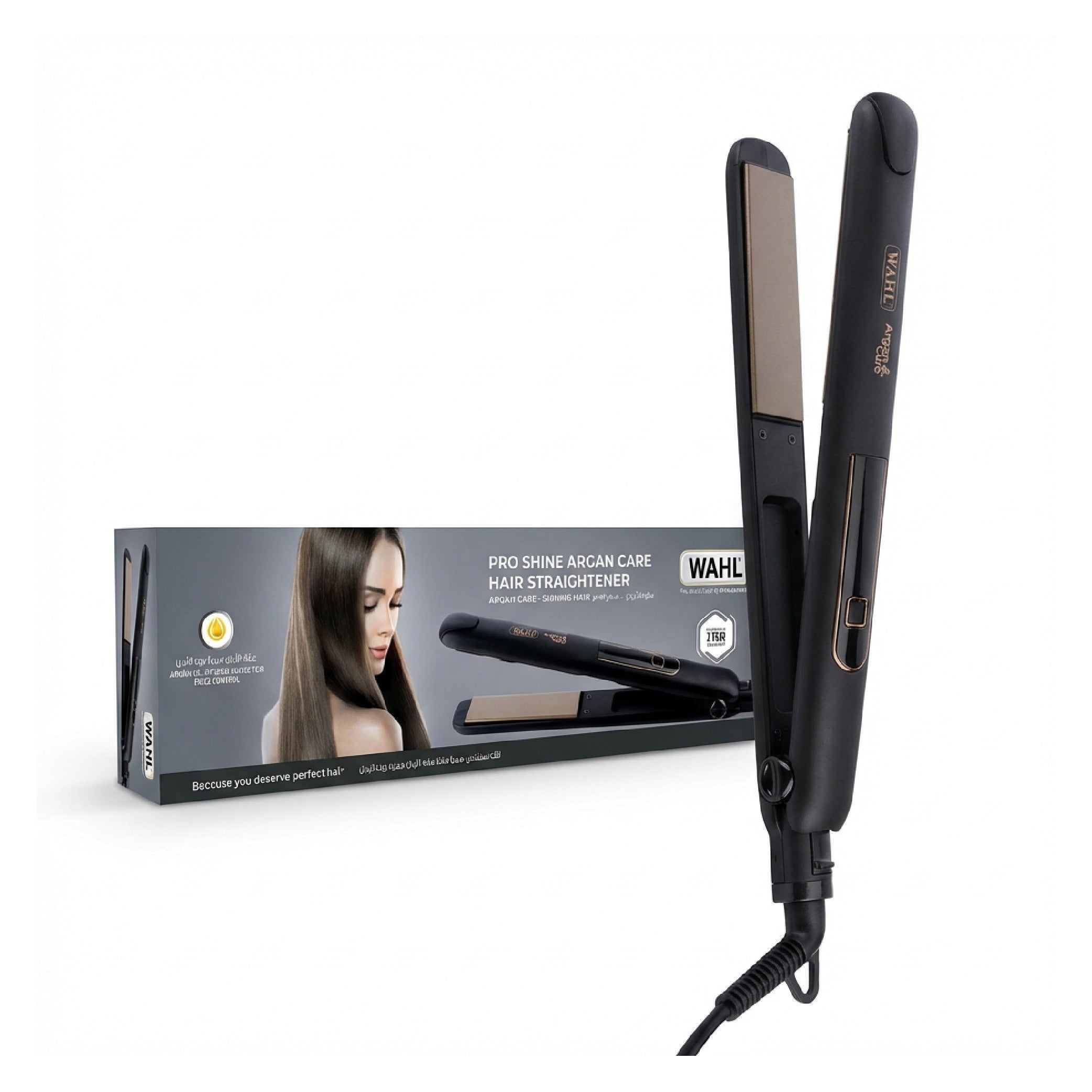 Wahl Pro Shine Argan Care Hair Straightener, 05316-027 Wahl grooming product