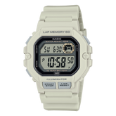 Casio Men's Watch Digital Dial with Beige Resin Band, WS-1400H-8AVDF
