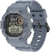 Casio, Men's Watch Digital, Black Dial Grey Resin Band, WS-1700H-8AVDF