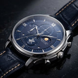 Beverly Hills Polo Club Men's Multifunction Watch with Dark Blue Dial and Dark Blue Beverly Hills Polo Club Band, BP3893X.399