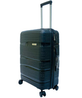 Globetrotter Boston 65cm Black 8 Wheel Hard Top Trolley, BOSTON65BLK