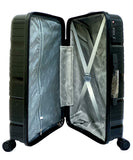 Globetrotter Boston 65cm Black 8 Wheel Hard Top Trolley, BOSTON65BLK