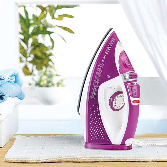 Black+Decker, 2400W Steam Iron Magenta, X2450-B5 Steam Iron BL-X2450