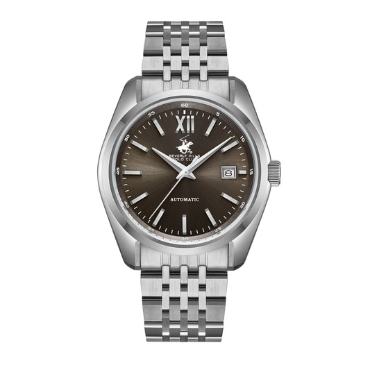 Beverly Hills Polo Club, Men's, Analog Watch, Silver Dial, with Stainless Steel Band, BH-BP3697X.340