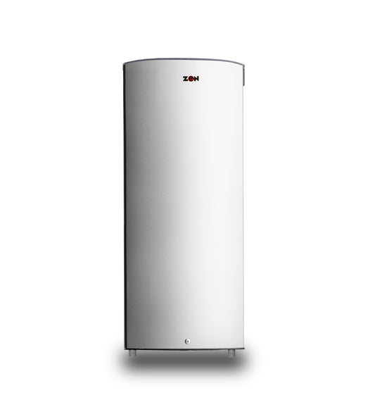 Zen Single Door Refrigerator, Silver With Lock & Key 240L, ZR240SW
