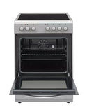 Zen 60 x 60, 4 Burner Electric Vitro Ceramic Cooker with Drawer, ZSO6060EVC Zen Cooking Range ZSO6060EVC