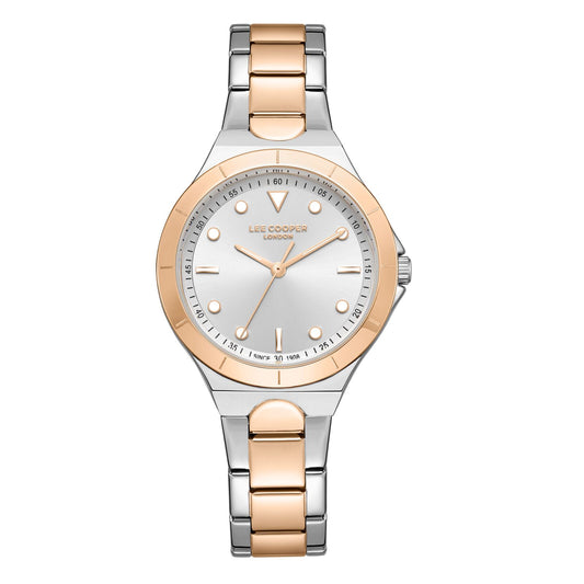 Lee Cooper, Men's, Analog Watch, Silver Dial, with Stainless Steel Band, LE-LC07999.530