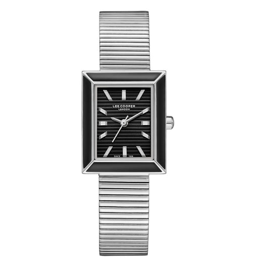 Lee Cooper, Men's, Analog Watch, Black Dial, with Stainless Steel Band, LE-LC08071.350