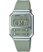 Casio, Men's Watch Digital, Pastel Green Dial Pastel Green Resin Band, A100WEF-3ADF