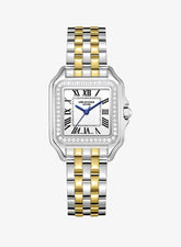 Lee Cooper Women's Analog Watch with Silver Dial and Silver/Gold Stainless Steel Band, LC08398.230