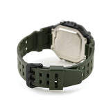 Casio Men's Digital Watch, Green Display With Resin Band, AE-1600HX-3AVDF