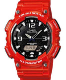 Casio, Men’s Watch Analog-Digital, Black Dial Red Resin Band,  AQ-S810WC-4AVDF