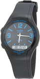 Casio, Men’s Watch Analog-Digital, Blue Dial Black Resin Band, AW-90H-2BVDF