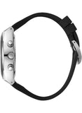 Lee Cooper Men's Multifunction Watch with Black Dial and Black Silicone Band, LC08088.351