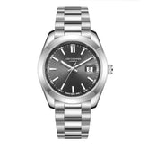 Lee Cooper Men's Watch Analog Gray Dial with Silver Stainless Steel Band, LC08189.360