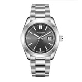 Lee Cooper Men's Watch Analog Gray Dial with Silver Stainless Steel Band, LC08189.360