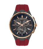 Quantum, Men's, Analog Watch, Black Dial, with Silicone Band, QU-PWG953.868
